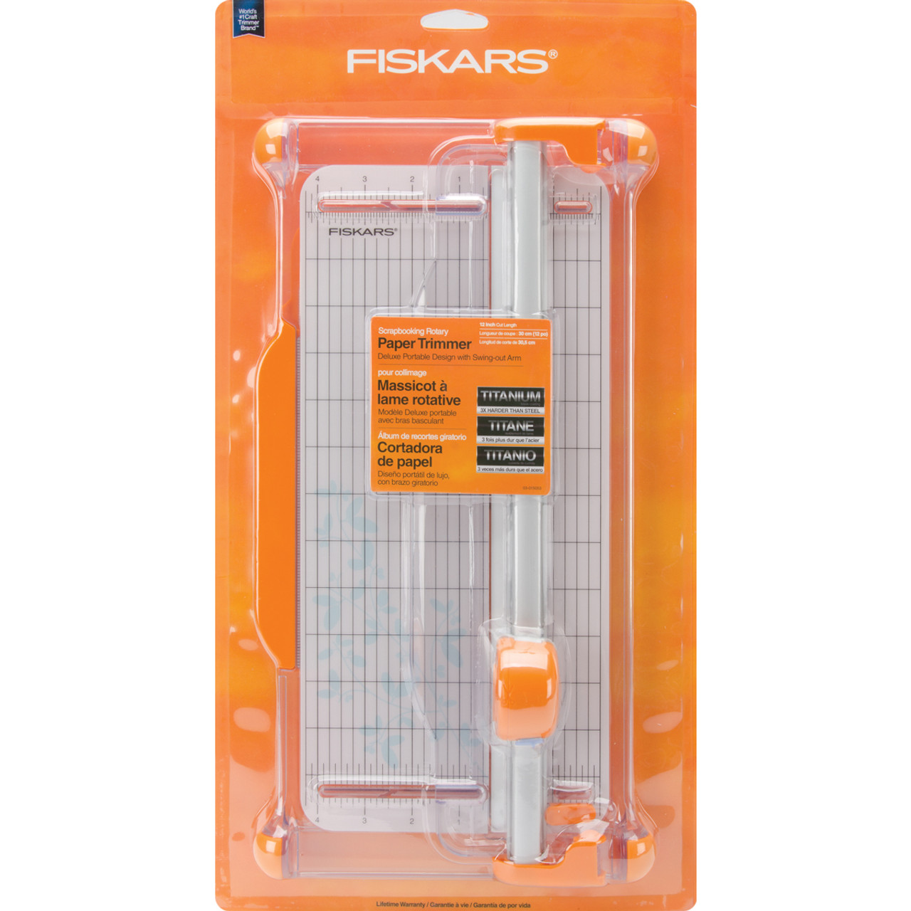 Fiskars Portable Rotary Paper Trimmer 12-28mm 9908 - GettyCrafts